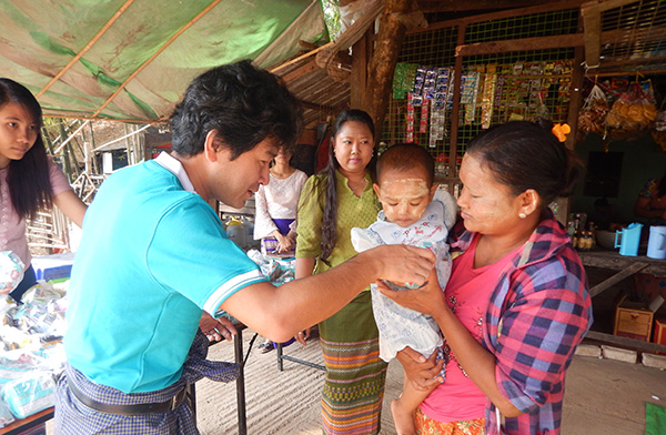 GOLDEN DOWA ECO-SYSTEM MYANMAR Holds Event to Give Gifts to Children