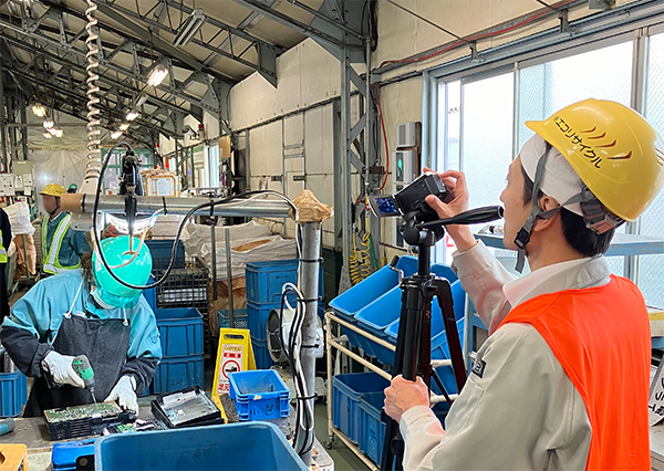 エコリサイクルの小型家電リサイクルが、秋田市政の広報特集に取り上げられました！